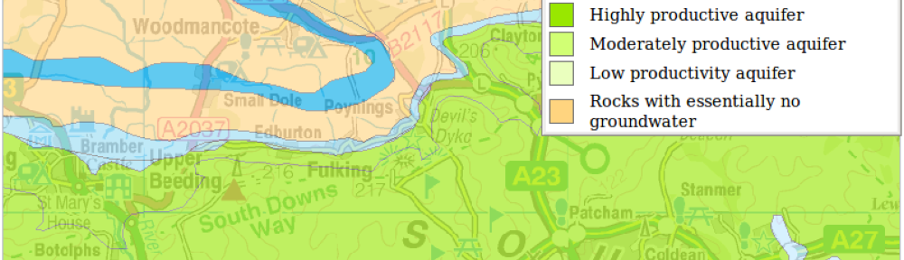 The hydrogeology of the area round Edburton and Fulking