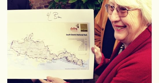 Margaret Paren OBE, chair of the SDNPA