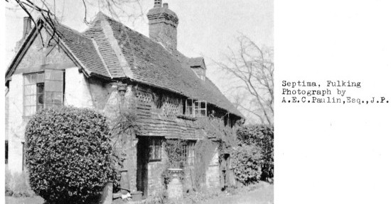 Photo of Septima by Albert Paulin from F.A. Howe's 1958 book on Fulking.