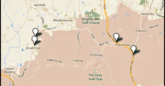 Local speed camera sites