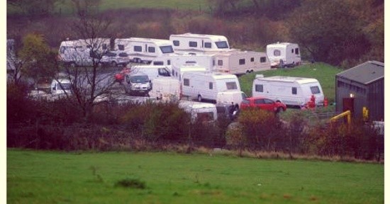 Traveller caravan site may pollute water supply