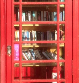 Telephone Box used as a book exchange