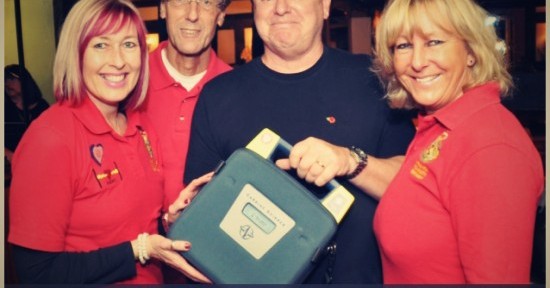 The White HART defibrillator