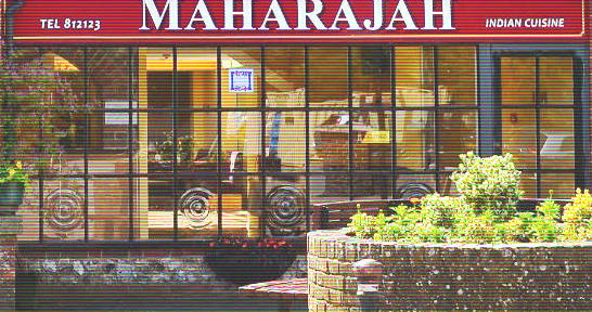 The Maharajah restaurant in Bramber
