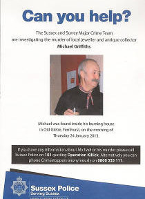 Michael Griffiths murder police poster