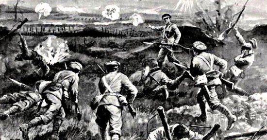 The Royal Sussex Regiment in action