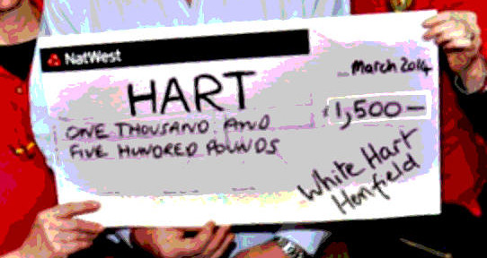 White HART cheque March 2014