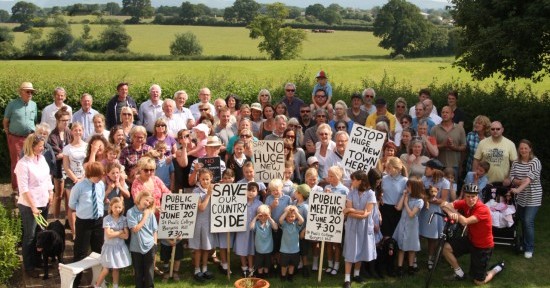 LAMBS supporters assemble on Friday 13th June 2014