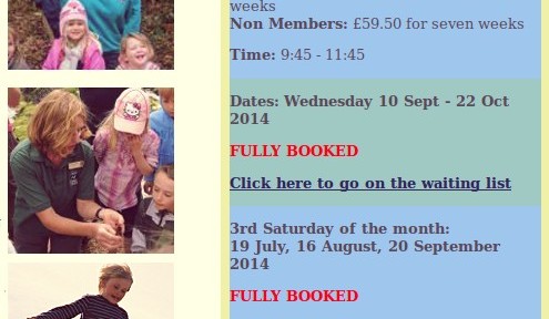 Autumn Nature Tots at Woods Mill