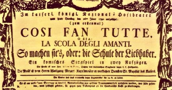 Cosi fan tutte at Newtimber Place