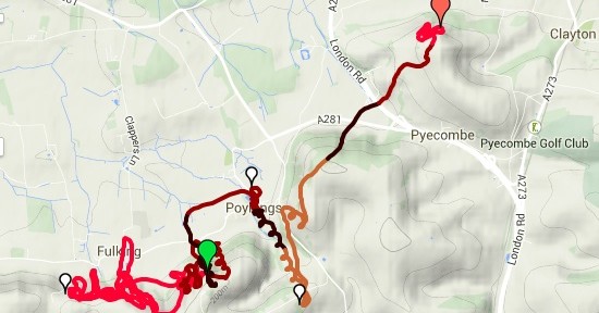 Devil's Dyke to Wolstonbury Hill