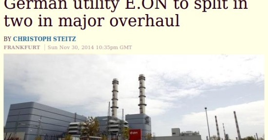 E.ON to split