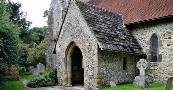 St. Andrew's Edburton Tower porch