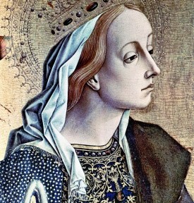 Carlo Crivelli's portrait of St. Katherine