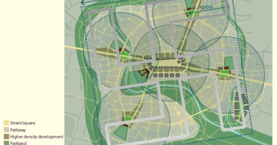 Structural plan of a new garden city