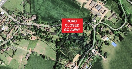 Poynings Road closure 2-6 November 2015