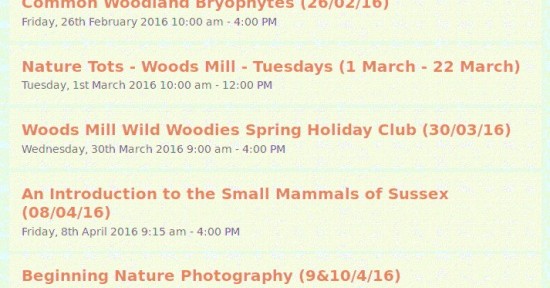 Woods Mill events
