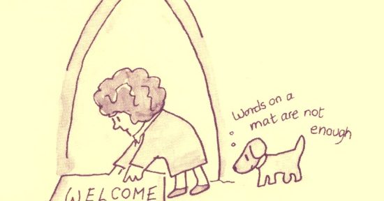 Graham Jeffery 'Words on a mat are not enough.'