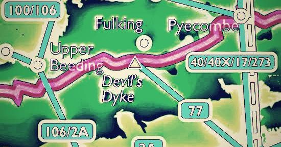 Bus routes around Fulking