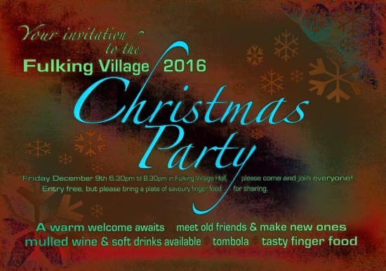 Fulking Village Christmas Party 2016