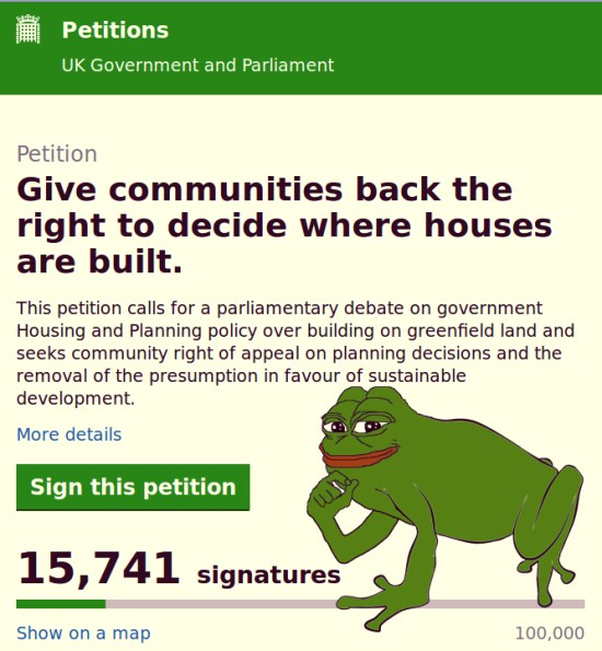 Housing petition