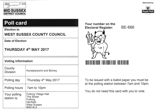 West Sussex County Council Election