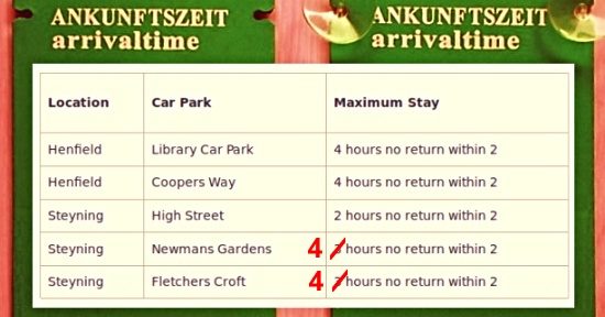 Henfield Steyning car parking