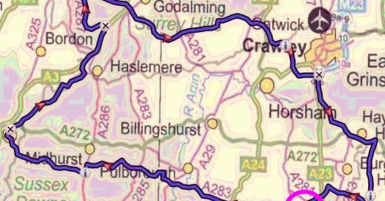 The Devil's Punchbowl route