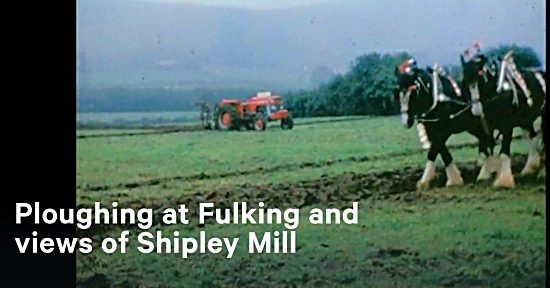 Ploughing at Fulking, 1969