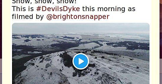 Snow on the Dyke
