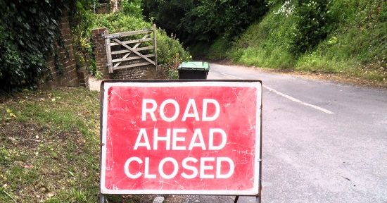 Clappers Lane closed allegedly