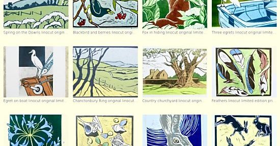 Jen Green linocuts
